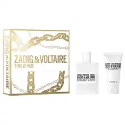 Douglas Zadig&Voltaire This is Her Eau de Parfum 50 ml Set aanbieding
