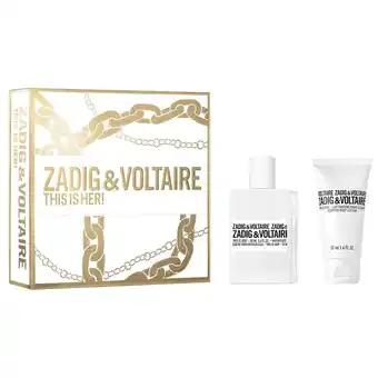 Douglas Zadig&Voltaire This is Her Eau de Parfum 50 ml Set aanbieding