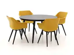 Kees Smit Hartman Sophie Studio ø128cm dining tuinset 5-delig aanbieding