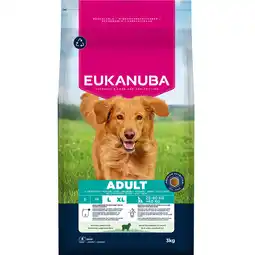 Zooplus 2 x 3 kg Eukanuba Premium Nutrition Adult Large & Giant Breed Lamb & Rijst Droogvoer voor honden aanbieding