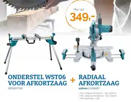 Ivana Onderstel wst06 voor afkortzaag radiaal afkortzaag aanbieding