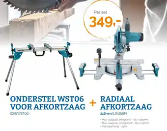 Ivana Onderstel wst06 voor afkortzaag radiaal afkortzaag aanbieding