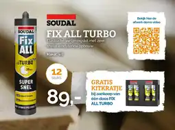 Ivana Soudal fix all turbo aanbieding