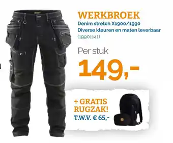 Ivana Werkbroek aanbieding