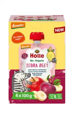 De Online Drogist Holle Knijpfruit Zebra Beet Multipack Bio aanbieding