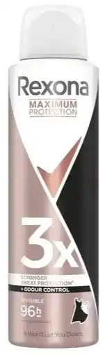 De Online Drogist Rexona Maximum Protection Invisible Deodorant Spray aanbieding