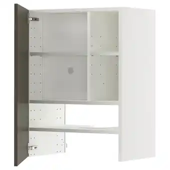 IKEA Metod wandkast, wit, rechthoekig, verstelbare legplank, deurbevestiging links/rechts aanbieding