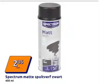 Spectrum matte spuitverf zwart