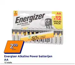 Action Energizer Alkaline Power batterijen AA aanbieding