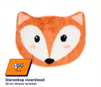 Dierenkop vloerkleed