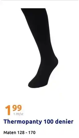 Action Thermopanty 100 denier aanbieding