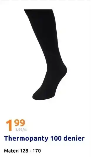 Action Thermopanty 100 denier aanbieding