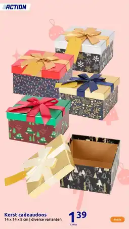Action Kerst cadeaudoos aanbieding