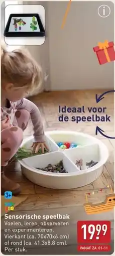 ALDI Sensorische speelbak aanbieding