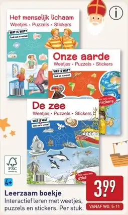 ALDI Leerzaam boekje aanbieding