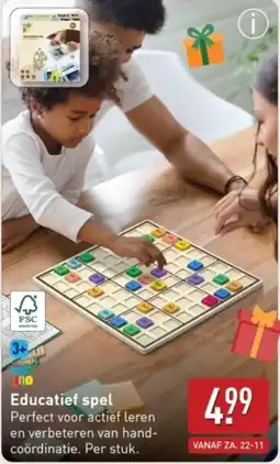 ALDI Educatief spel aanbieding
