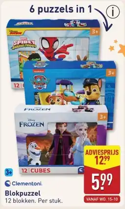 ALDI Blokpuzzel aanbieding