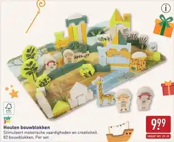 ALDI Houten bouwblokken aanbieding