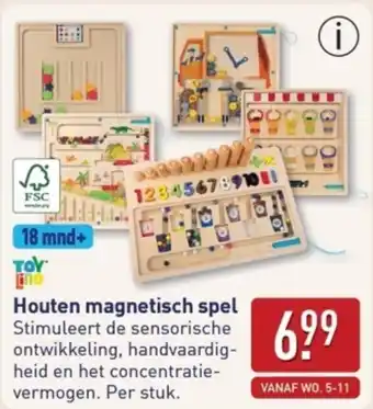 ALDI Houten magnetisch spel aanbieding