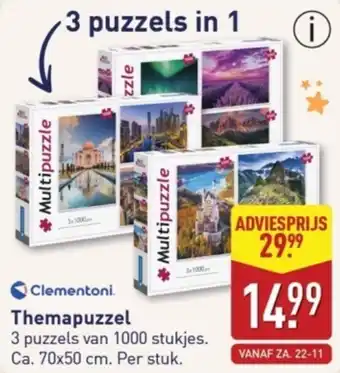 ALDI Themapuzzel aanbieding