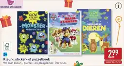 ALDI Kleur, sticker of puzzelboek aanbieding