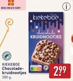 ALDI KIEKEBOE Chocolade Kruidnootjes aanbieding