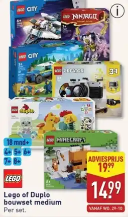 ALDI Lego of Duplo bouwset medium aanbieding