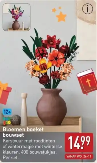 ALDI Bloemen boeket bouwset aanbieding