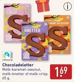 ALDI Chocoladeletter aanbieding