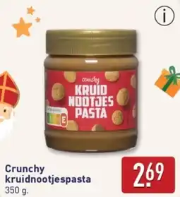 ALDI Crunchy kruidnootjespasta aanbieding