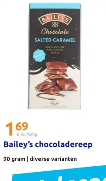 Action Bailey's chocoladereep aanbieding