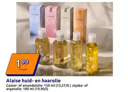Action Alaise huid en haarolie aanbieding