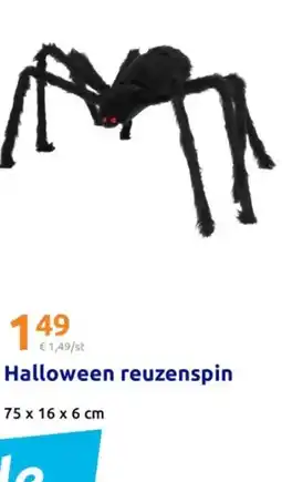 Action Halloween reuzenspin aanbieding