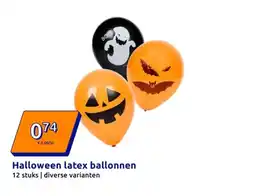 Action Halloween latex ballonnen aanbieding