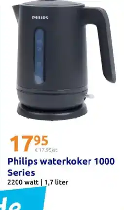 Action Philips waterkoker 1000 Series aanbieding
