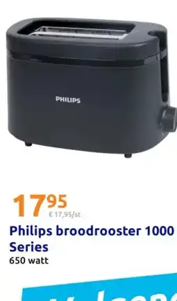 Action Philips broodrooster 1000 Series aanbieding