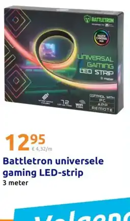Action Battletron universele gaming LED-strip aanbieding