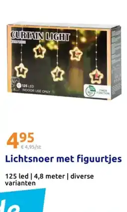 Action Lichtsnoer met figuurtjes aanbieding