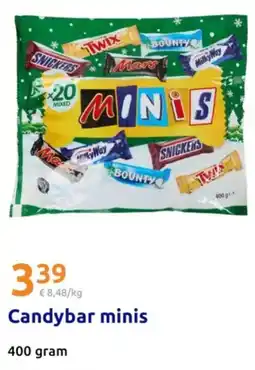 Action Candybar minis aanbieding