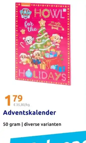 Action Adventskalender aanbieding