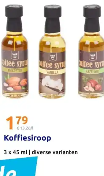 Action Koffiesiroop aanbieding