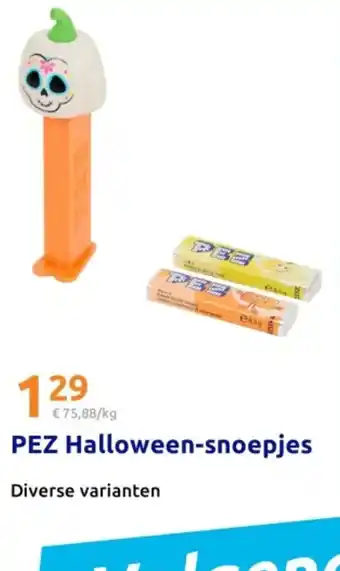 Action PEZ Halloween-snoepjes aanbieding