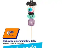 Action Halloween marshmallow-lolly aanbieding