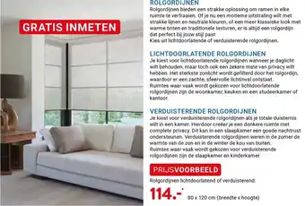 Kluswijs Rolgordijnen lichtdoorlatend of verduisterend aanbieding
