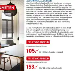 Kluswijs Aluminium jaloezie 25 mm aanbieding