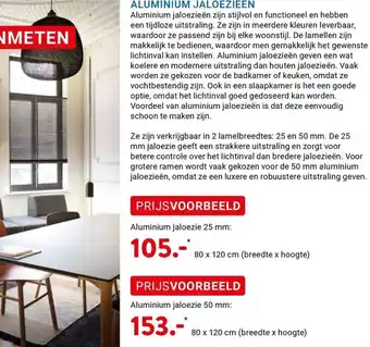 Kluswijs Aluminium jaloezie 25 mm aanbieding