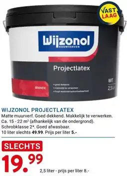 Kluswijs Wijzonol projectlatex aanbieding