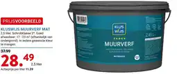 Kluswijs Kluswijs muurverf mat aanbieding