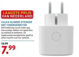 Kluswijs Calex slimme stekker met energiemeter aanbieding