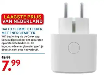 Kluswijs Calex slimme stekker met energiemeter aanbieding